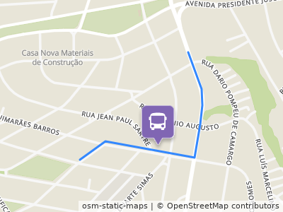 Mapa da parada
