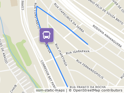 Mapa da parada