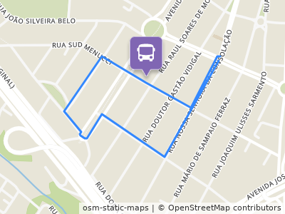 Mapa da parada