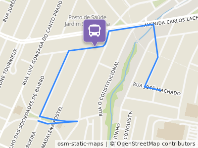 Mapa da parada