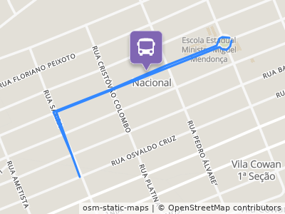 Mapa da parada