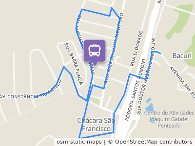 Mapa da parada