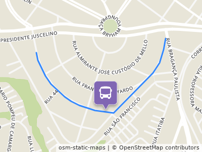 Mapa da parada