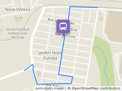 Mapa da parada