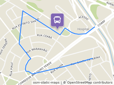 Mapa da parada