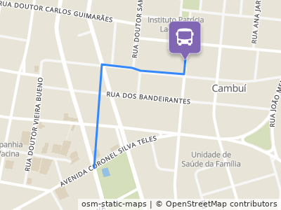 Mapa da parada