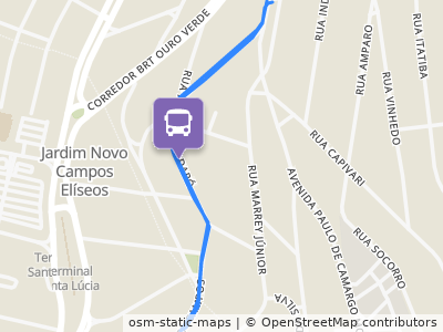 Mapa da parada