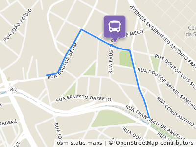 Mapa da parada