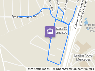 Mapa da parada