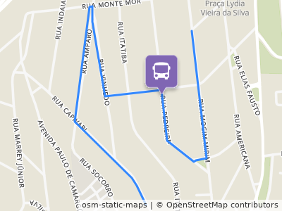 Mapa da parada