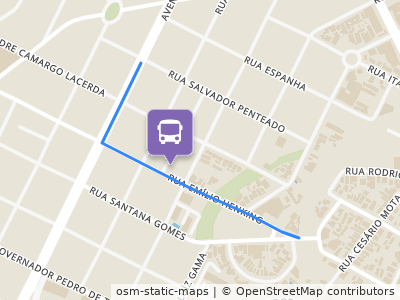 Mapa da parada