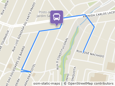 Mapa da parada