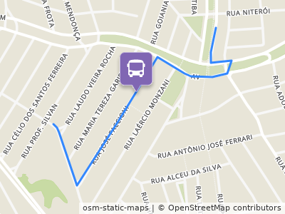 Mapa da parada