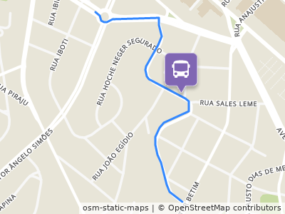 Mapa da parada