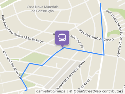 Mapa da parada