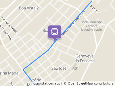 Mapa da parada