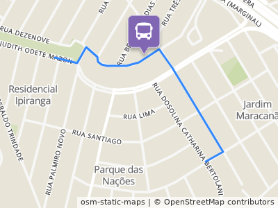 Mapa da parada