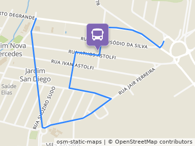 Mapa da parada