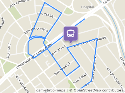 Mapa da parada