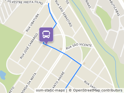 Mapa da parada