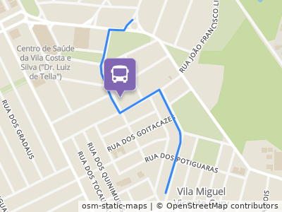 Mapa da parada