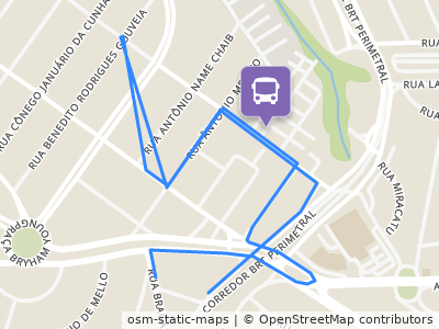 Mapa da parada