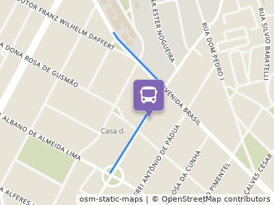 Mapa da parada