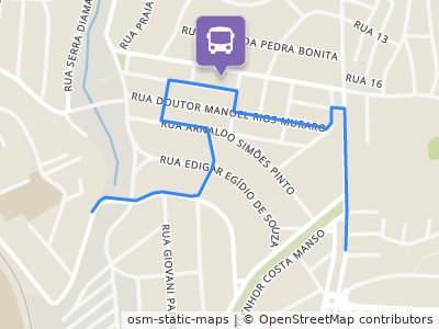 Mapa da parada
