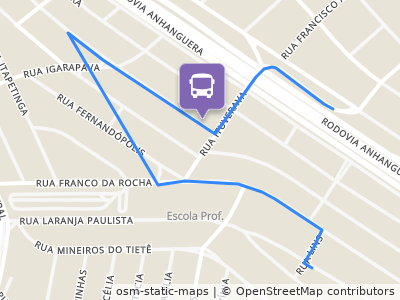 Mapa da parada