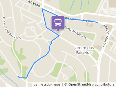 Mapa da parada