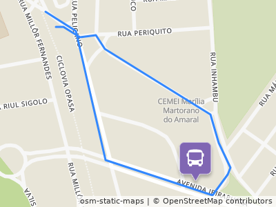 Mapa da parada