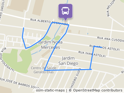 Mapa da parada