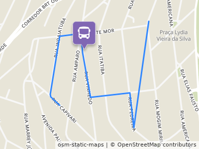 Mapa da parada