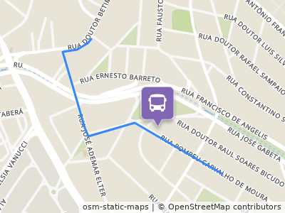 Mapa da parada