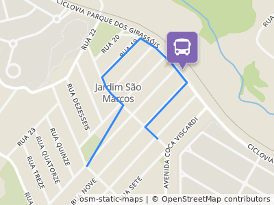 Mapa da parada