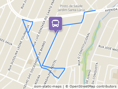 Mapa da parada
