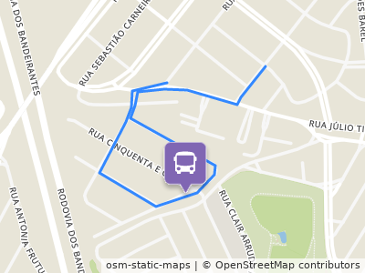 Mapa da parada