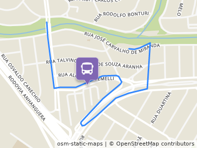 Mapa da parada