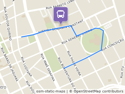 Mapa da parada
