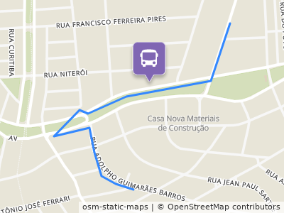 Mapa da parada