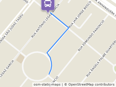 Mapa da parada