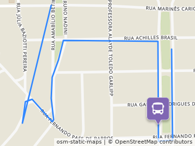 Mapa da parada