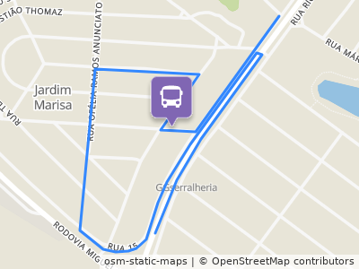 Mapa da parada