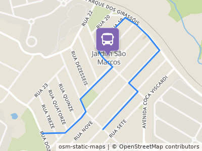 Mapa da parada