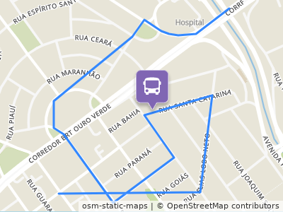 Mapa da parada