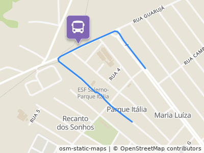 Mapa da parada