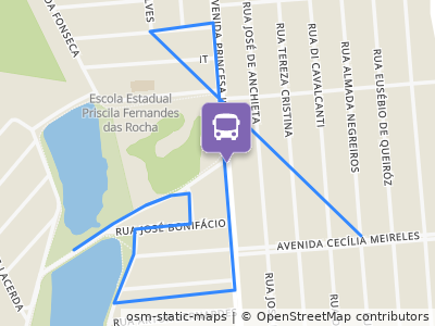 Mapa da parada