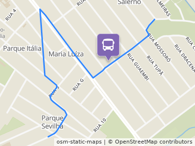 Mapa da parada