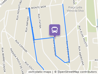 Mapa da parada