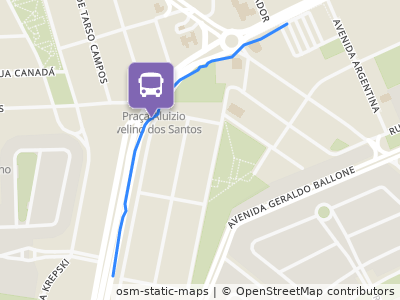 Mapa da parada